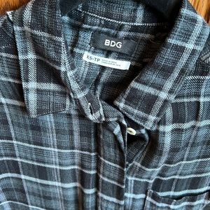 First photo is color grey and black flannel